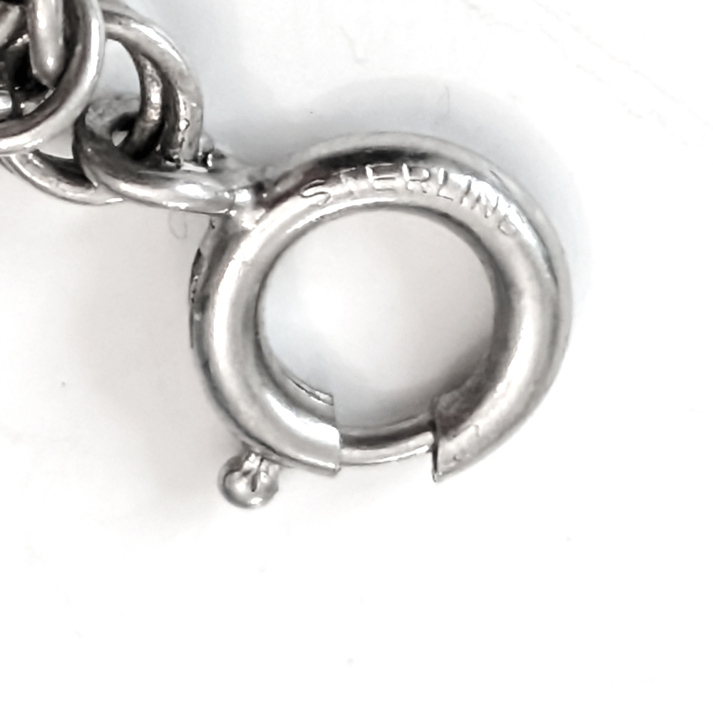 Vintage Sterling Silver Chainmaille Box Chain Unisex Bracelet/Ankle Bracelet - Picture 5 of 8